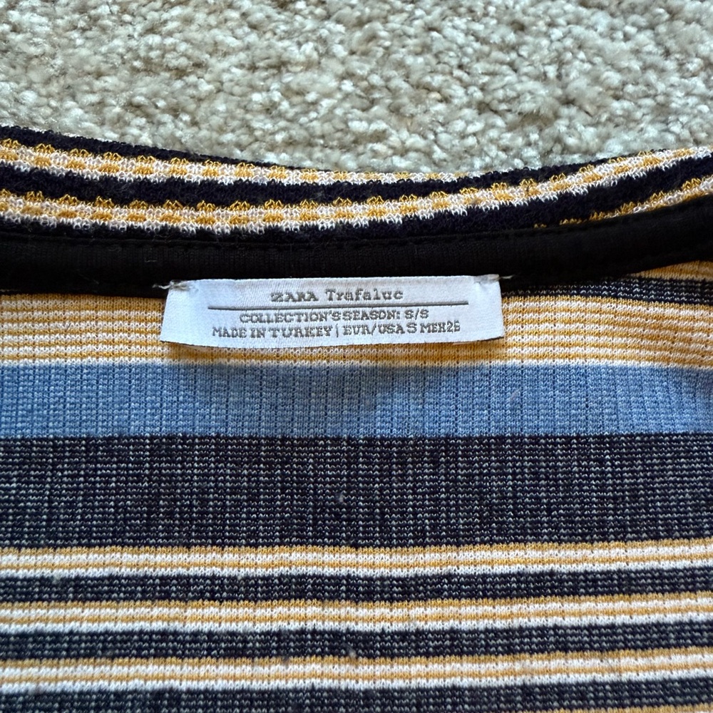 Zara Striped Mini Dress - Picture 3 of 3